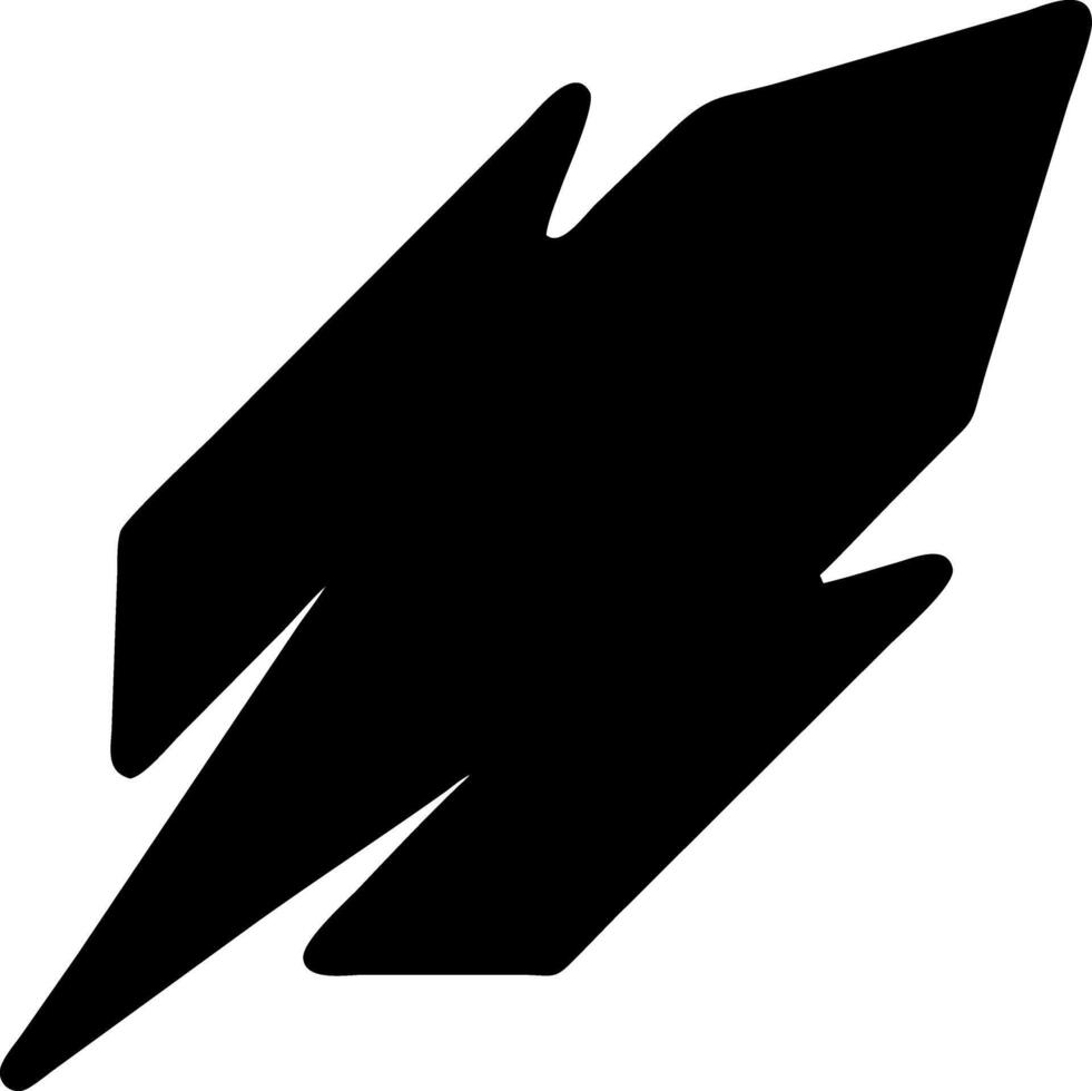 meteor black fill icon vector