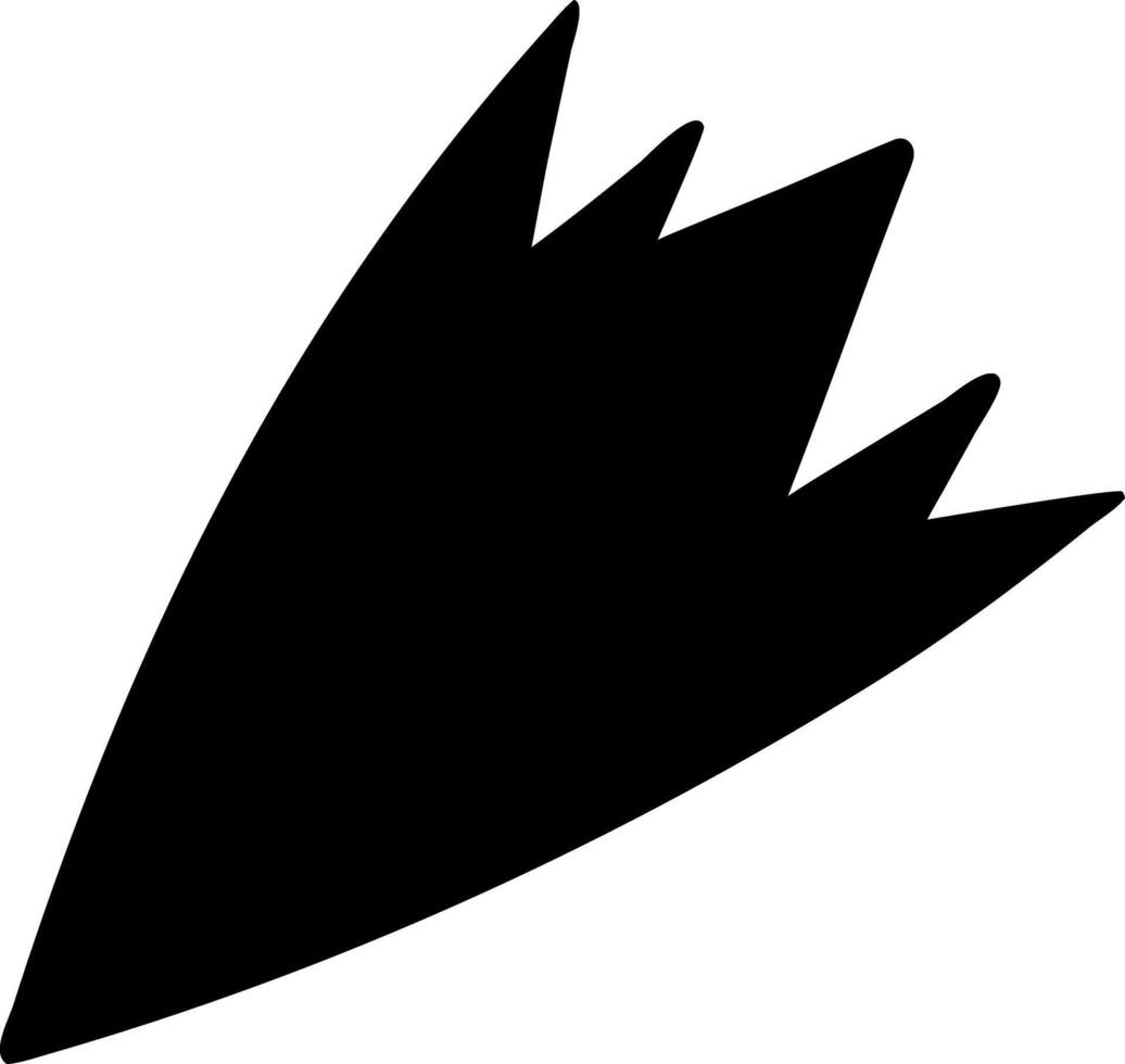 meteor black fill icon vector