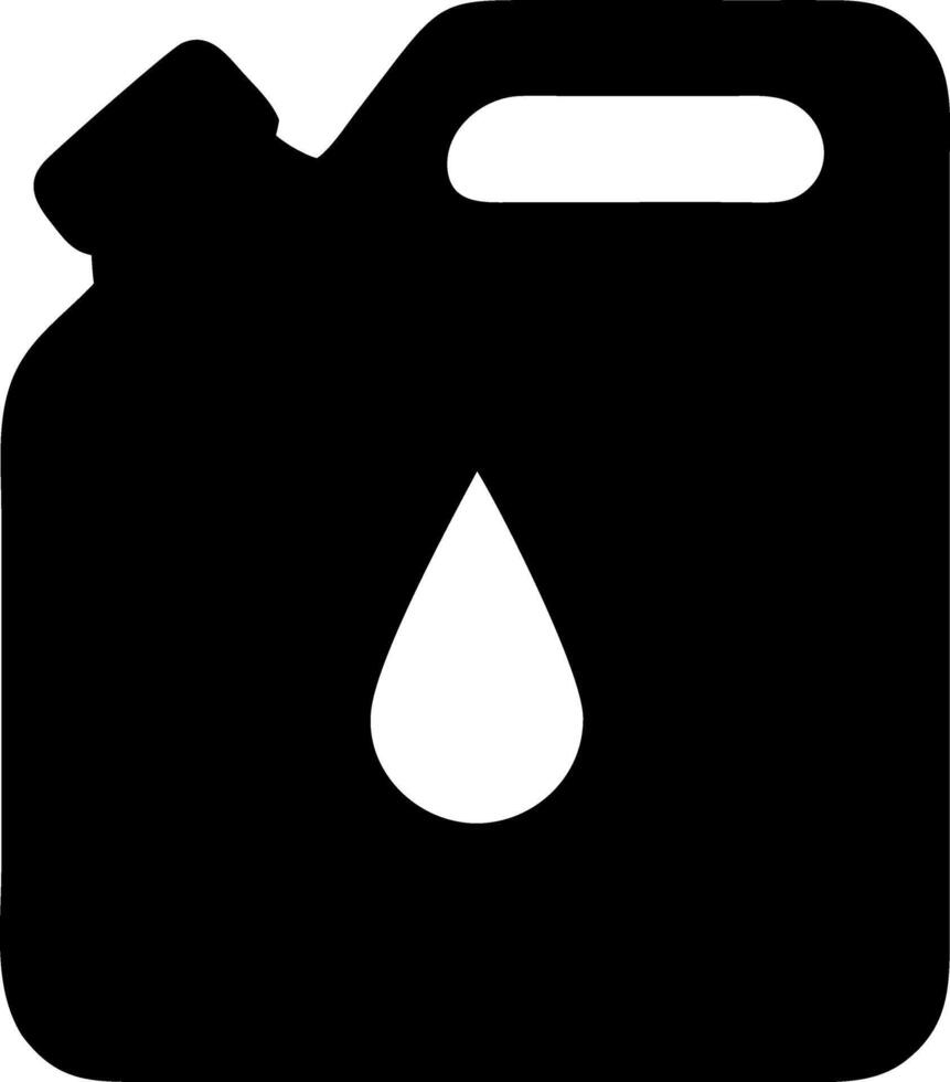 oil can black fill icon vector