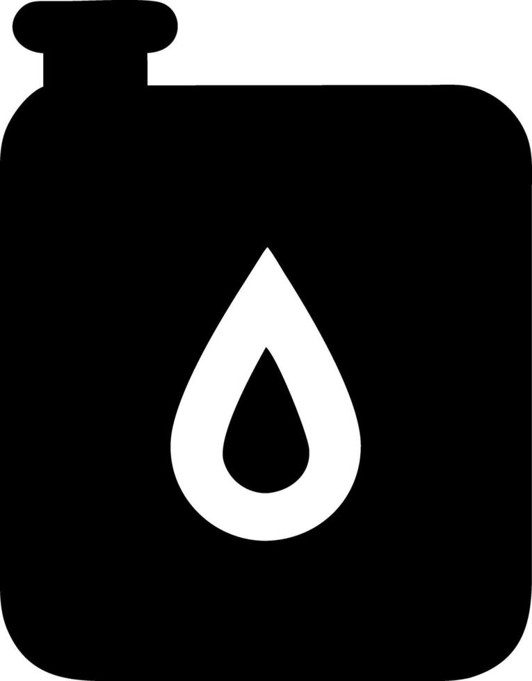 oil can black fill icon vector