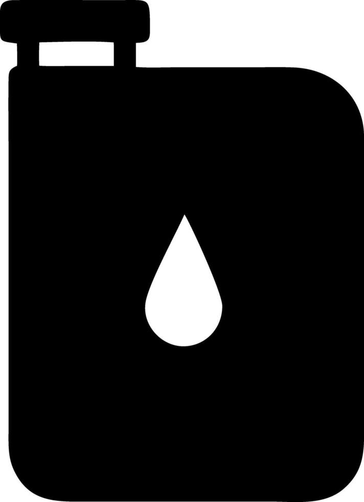 oil can black fill icon vector