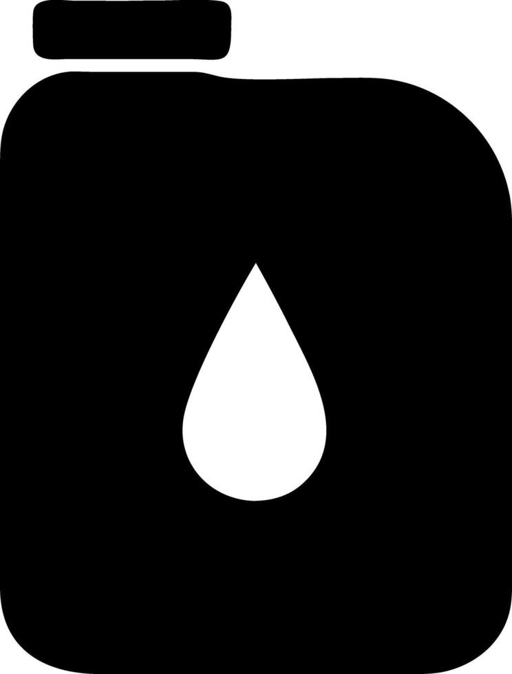 oil can black fill icon vector