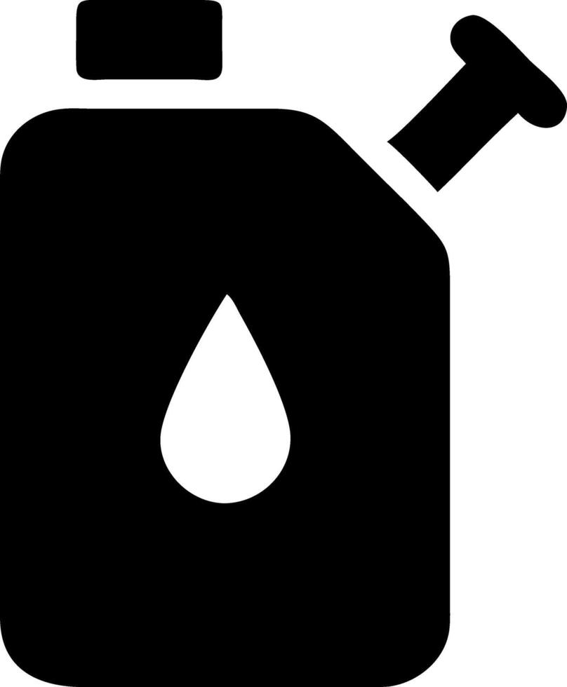 oil can black fill icon vector