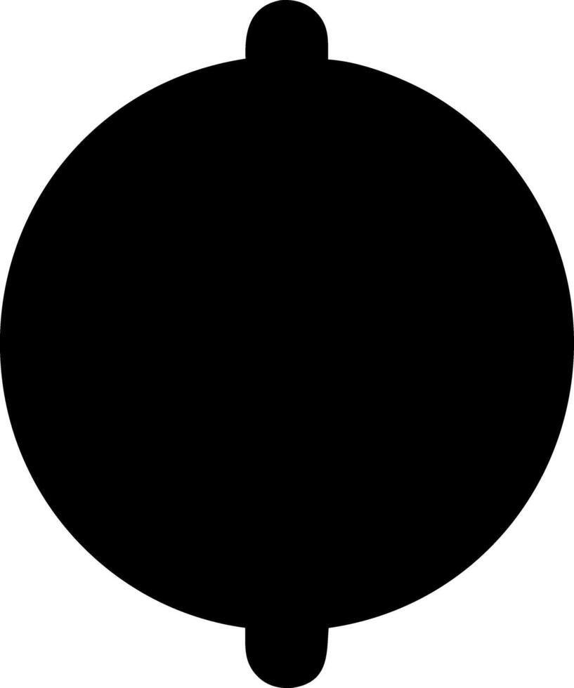 ornament black fill icon vector