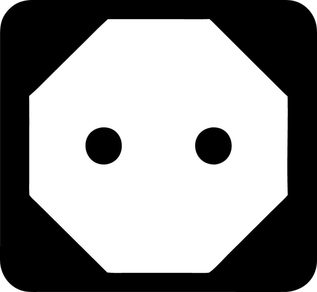 oven black fill icon vector