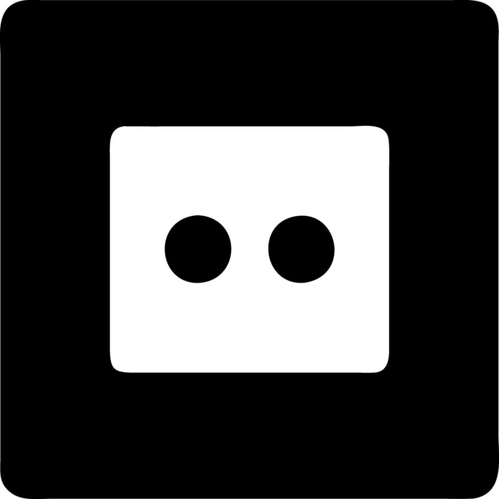 oven black fill icon vector