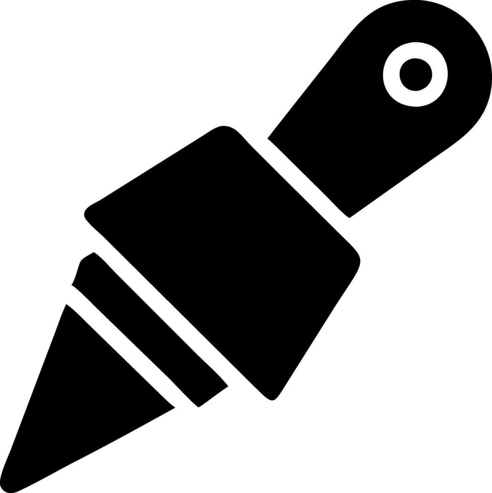 paintbrush black fill icon vector