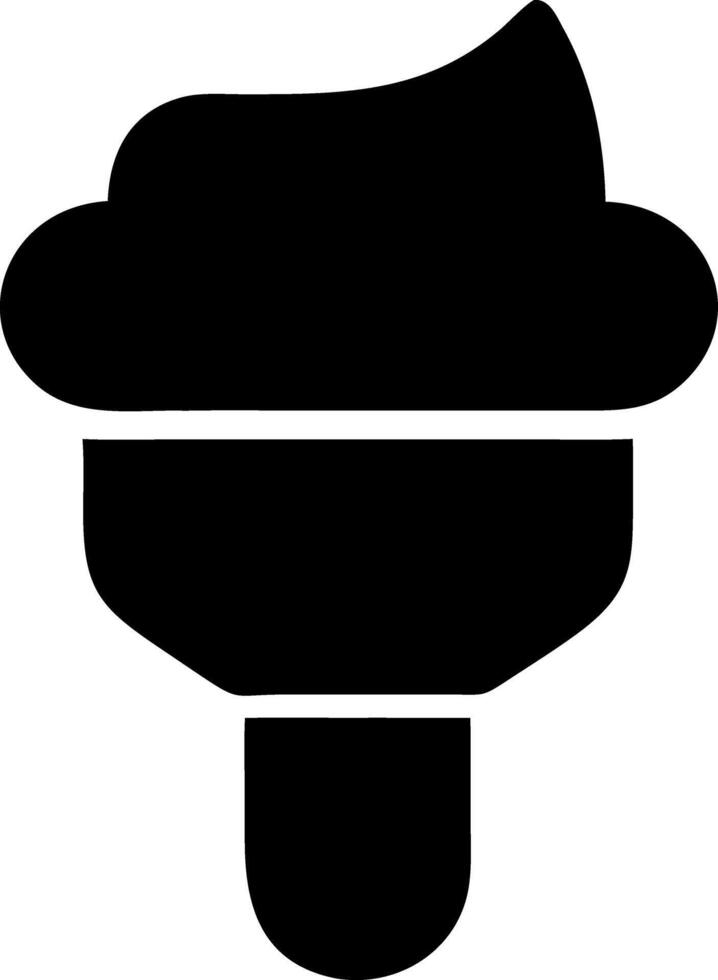 paintbrush black fill icon vector