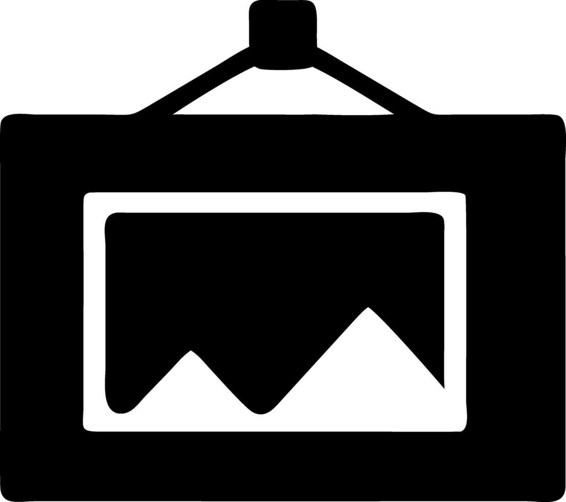 photo black fill icon vector