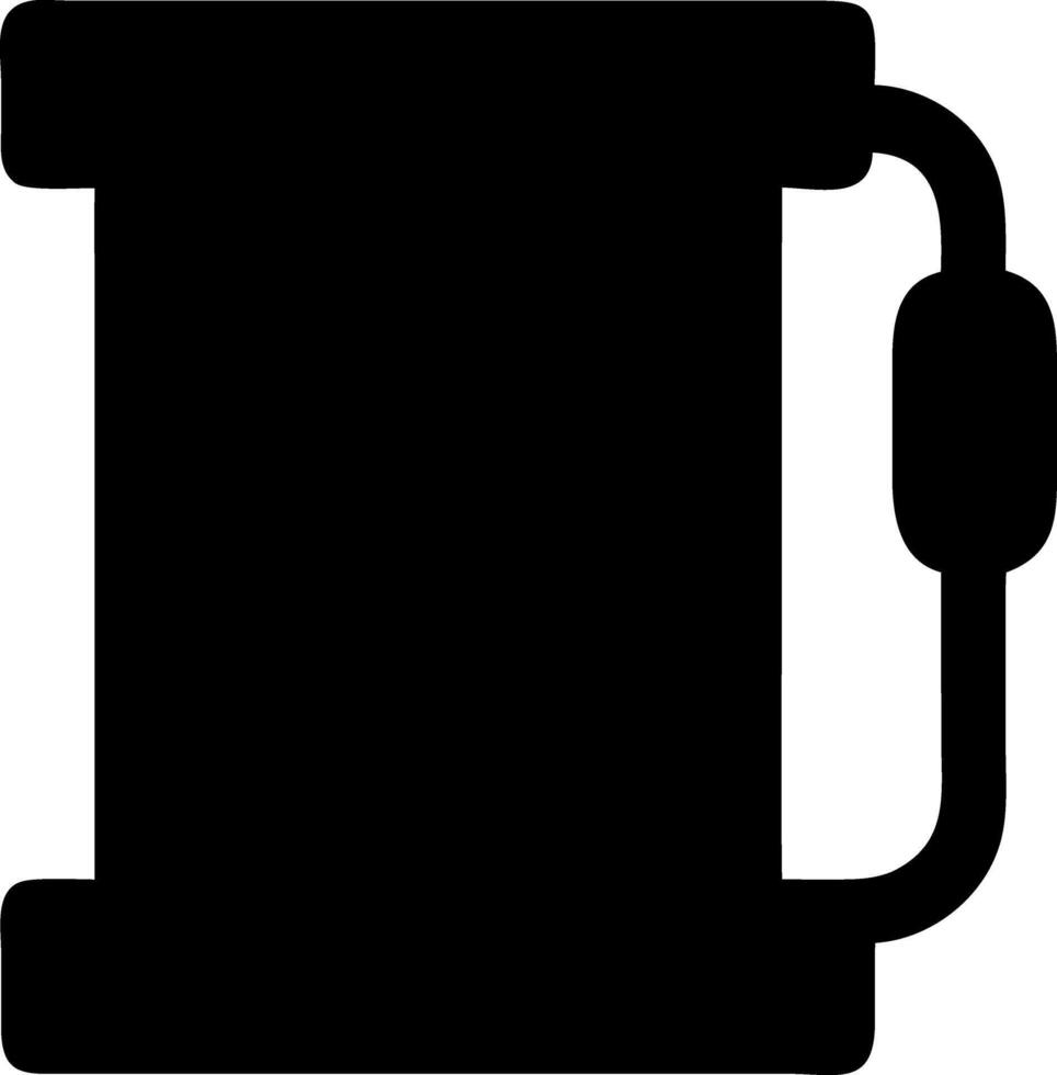 pump black fill icon vector