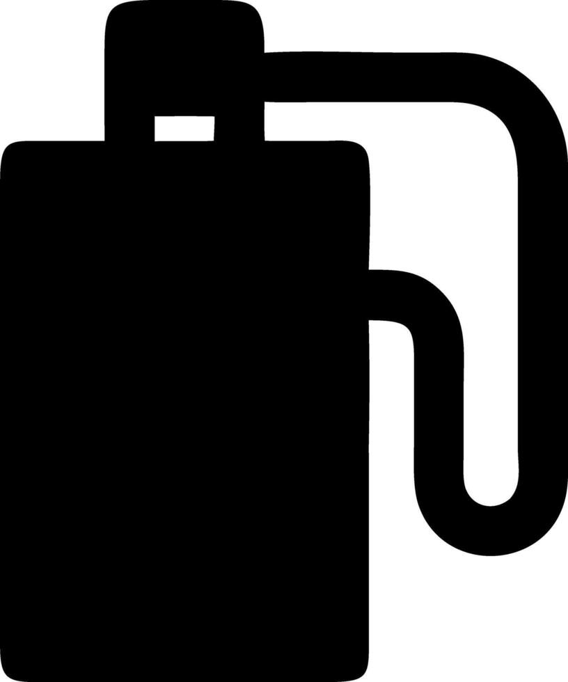 pump black fill icon vector