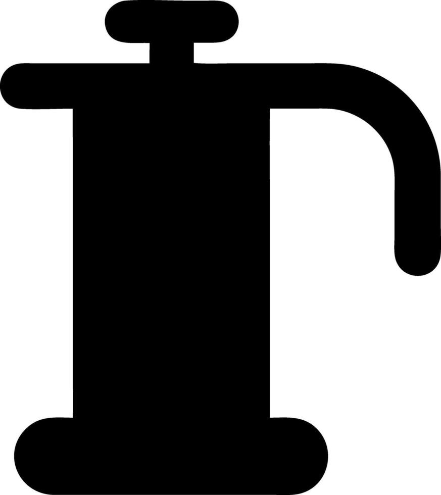 pump black fill icon vector