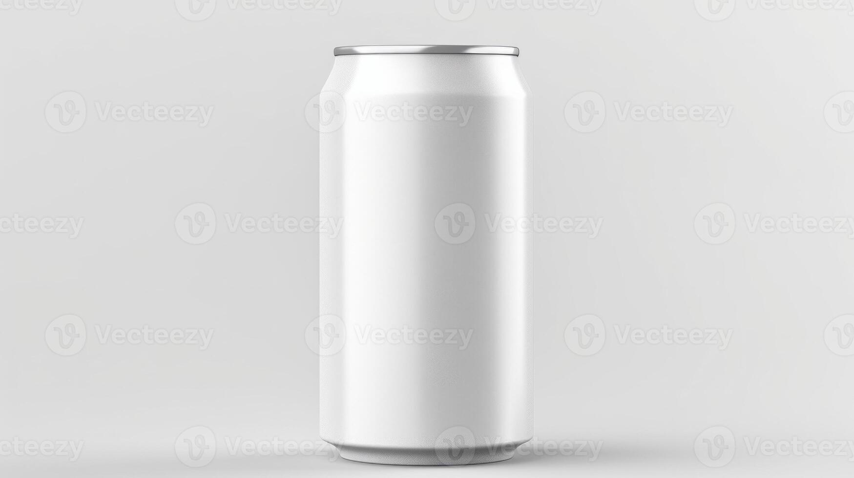 Blank can aluminum mockup design for beverage or soft drink. Neural network photo