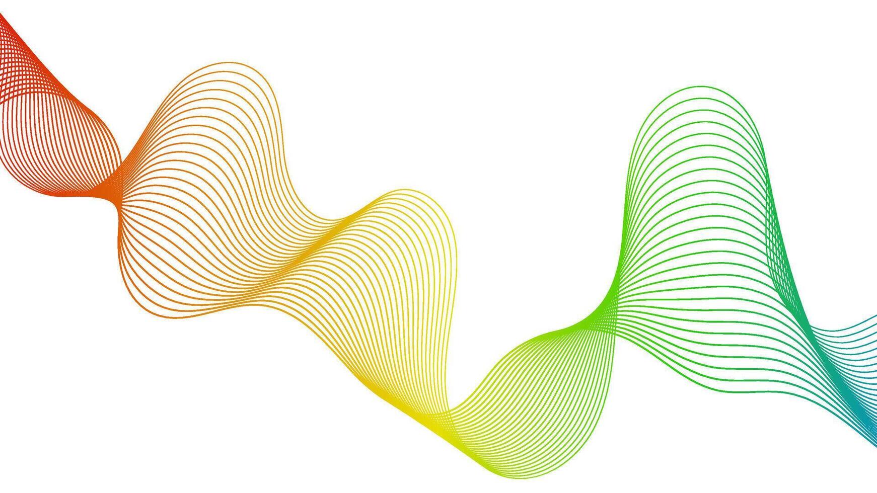 Abstract backdrop with wave gradient lines vector