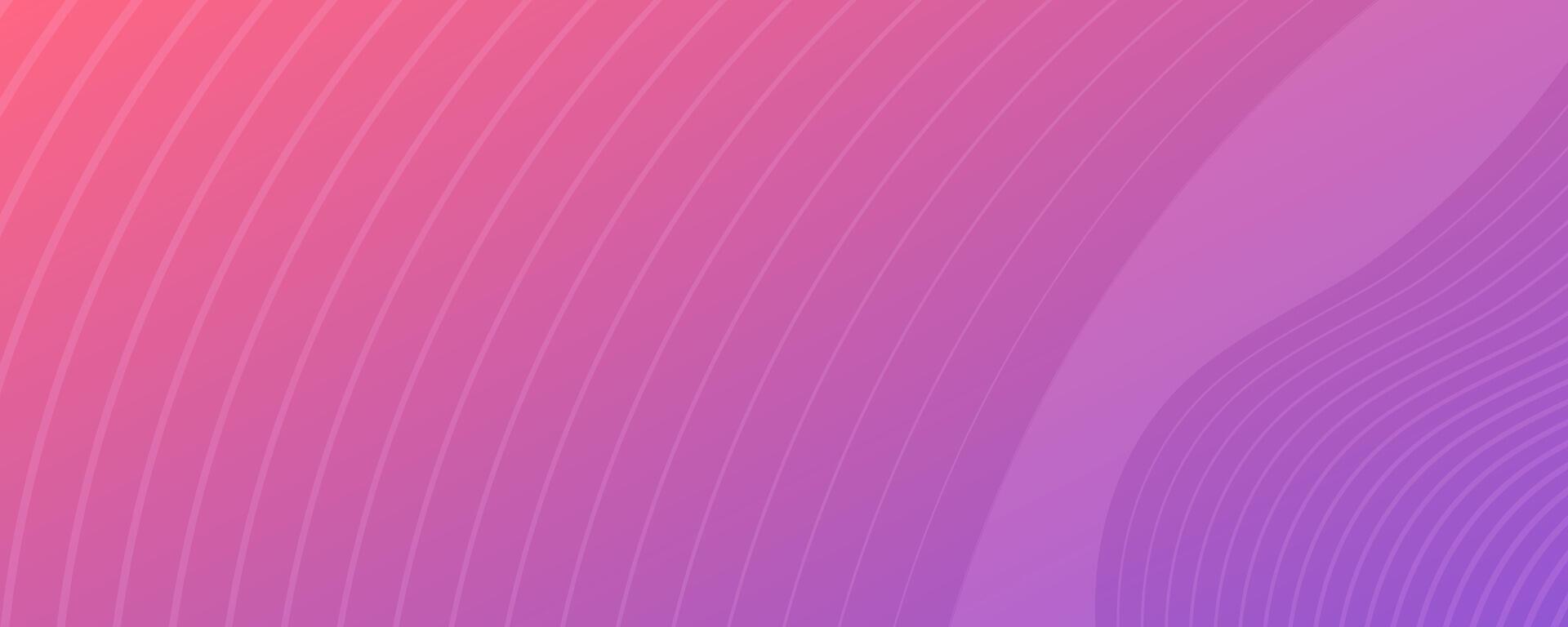 Modern colorful gradient background with wave lines vector