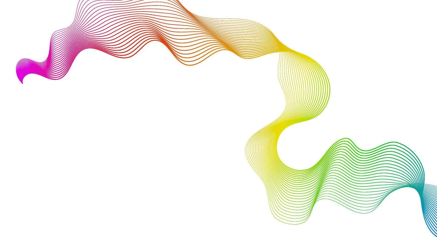 Abstract backdrop with wave gradient lines vector