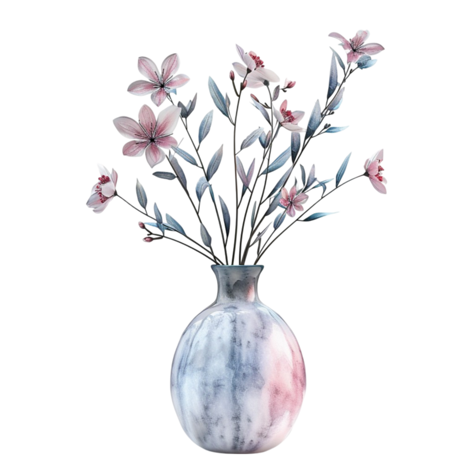 Beautiful Dianthus flower on Transparent background AI-Generative png