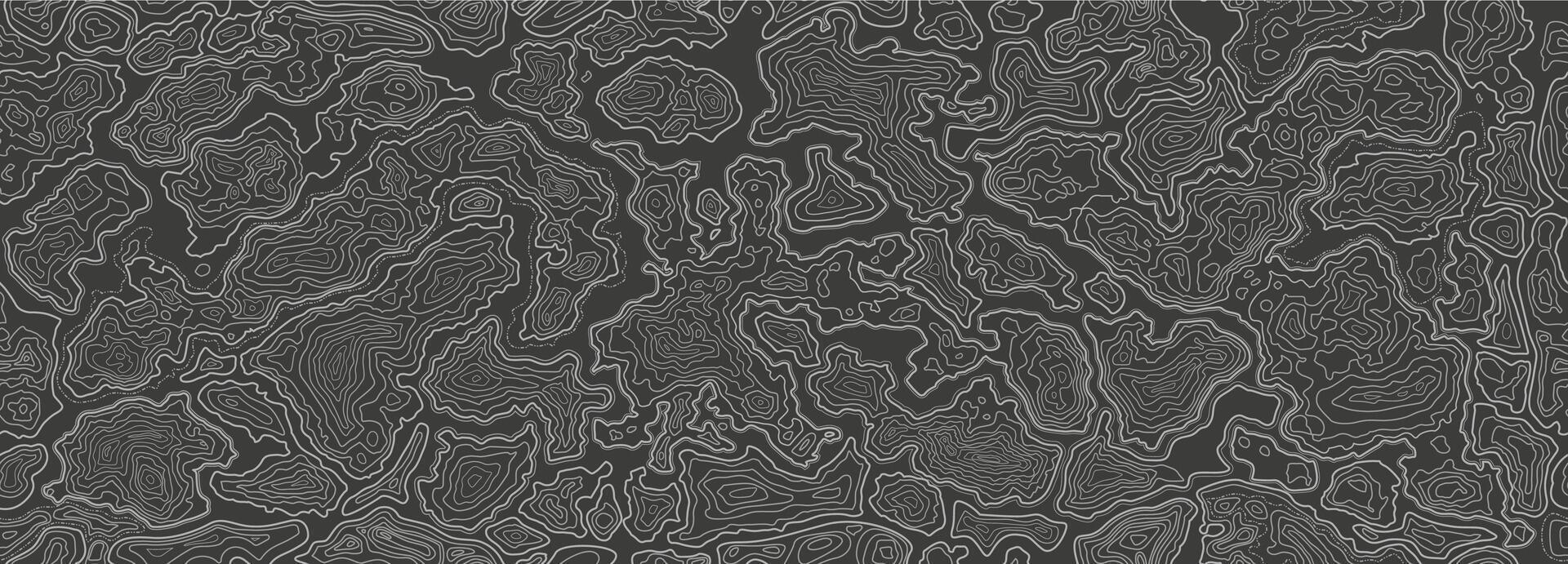 Contour map. Topographic texture with topo lines of relief, abstract geographic background and seamless terrain pattern illustration vector