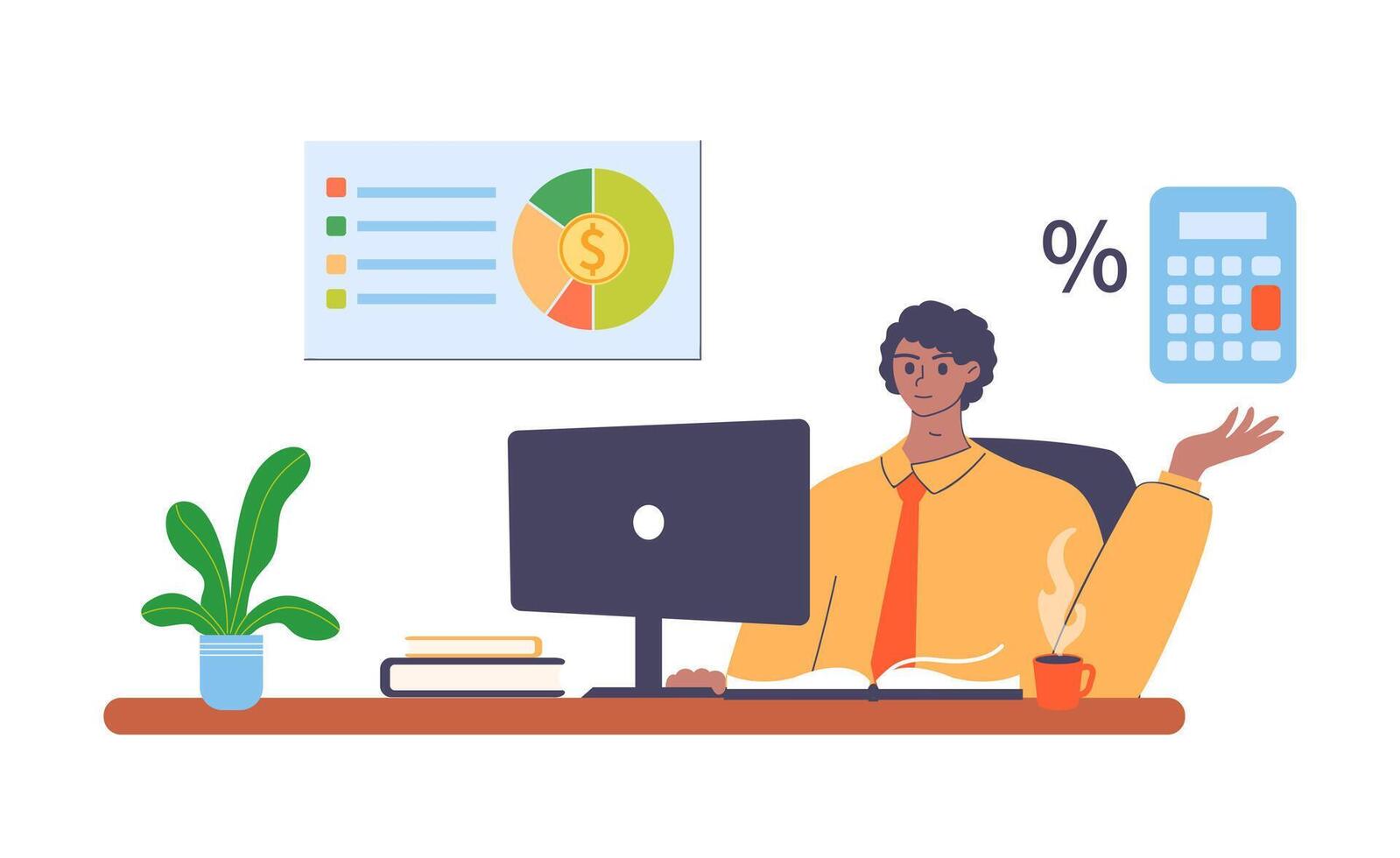 Financial advisor. Analyzing corporate or personal budget, calculate expenses and income vector