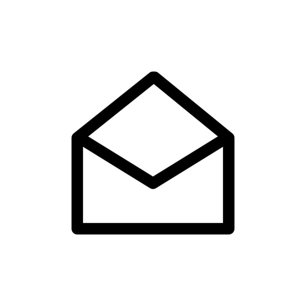 Email icon, open vector