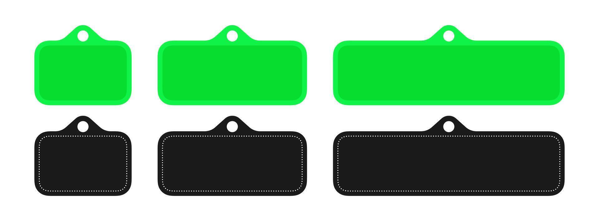 Price tags templates. Price discount promotion banner vector
