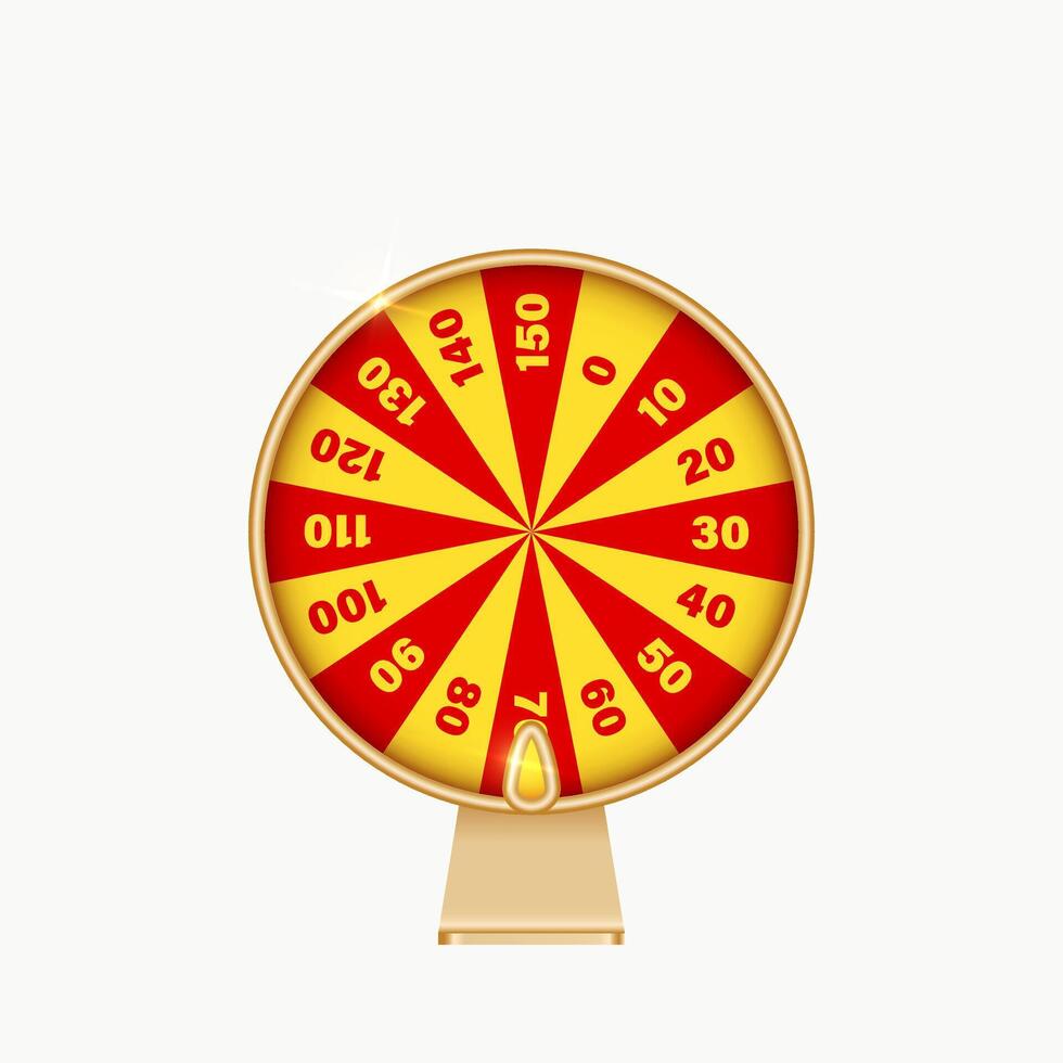 Wheel of fortune. Fortune circles vector