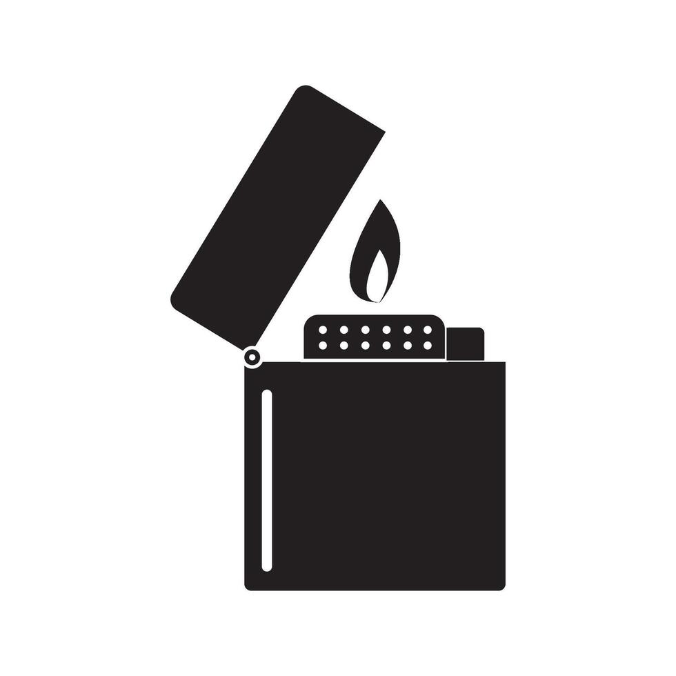 gas lighter icon illustration design template vector