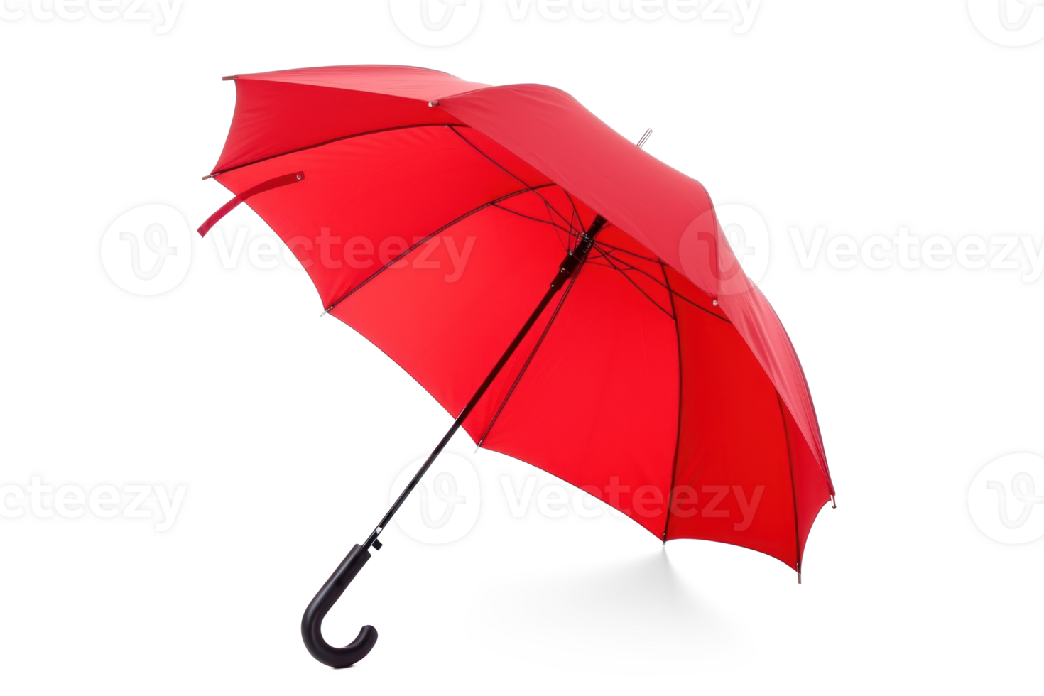 a red umbrella on a transparent background png