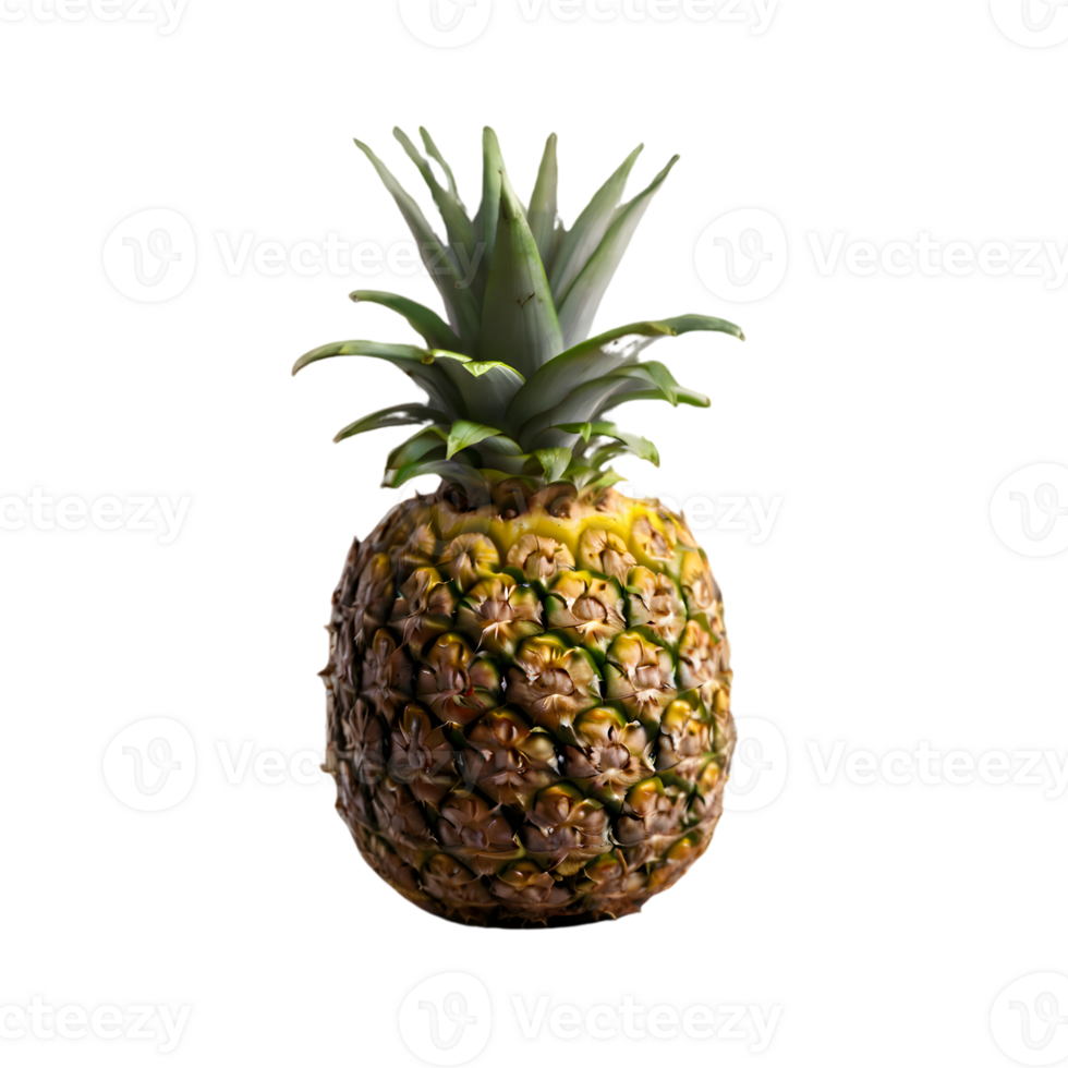 Pineapple fruit isolated on transparent background png