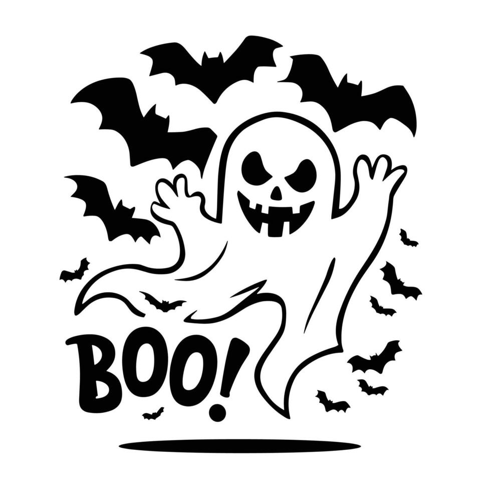 halloween t shirt design for print illustration art vector