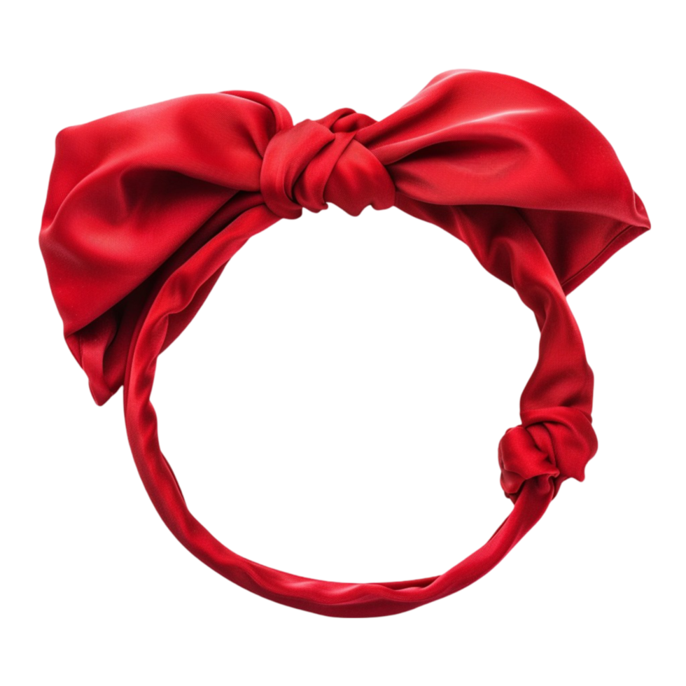 red bow headband png