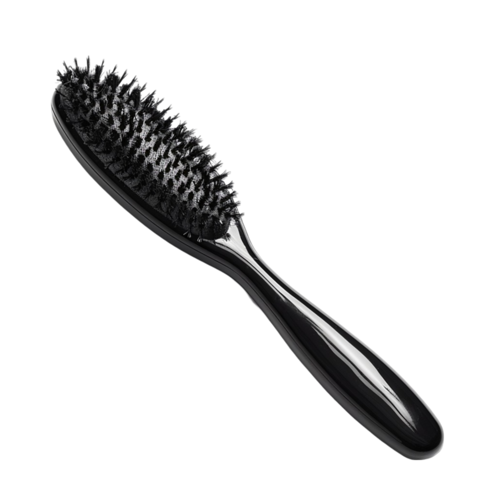 a black hairbrush png