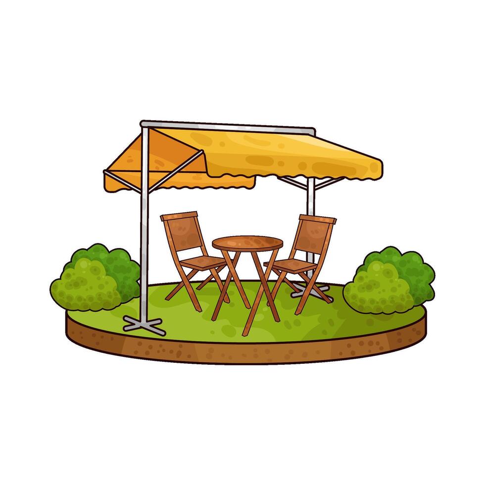 Illustration of canopy vector
