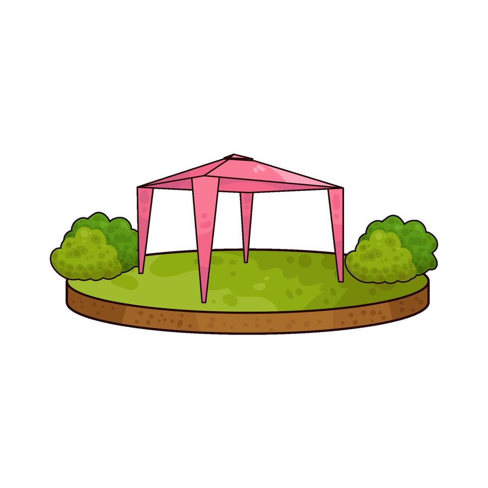 Illustration of canopy vector