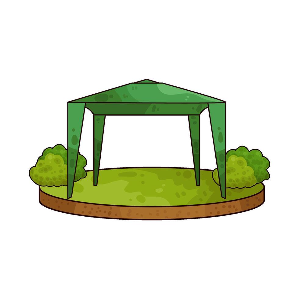 Illustration of canopy vector