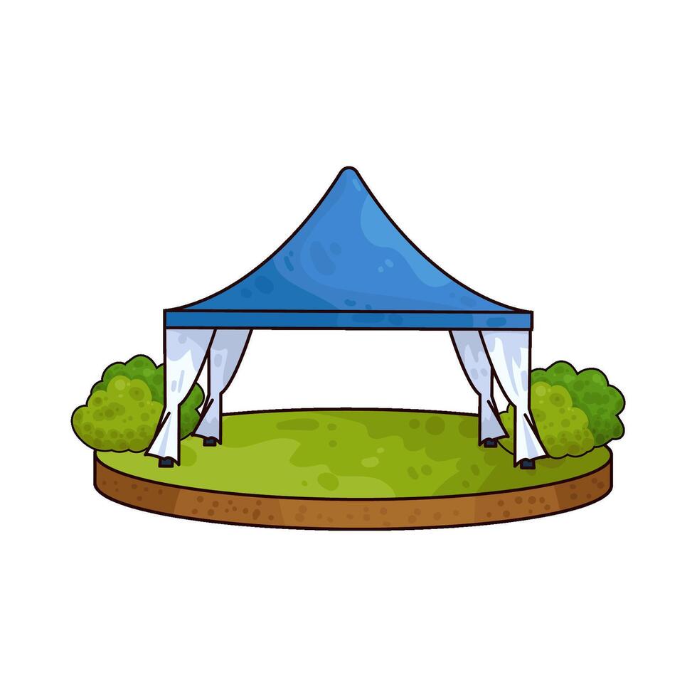 Illustration of canopy vector