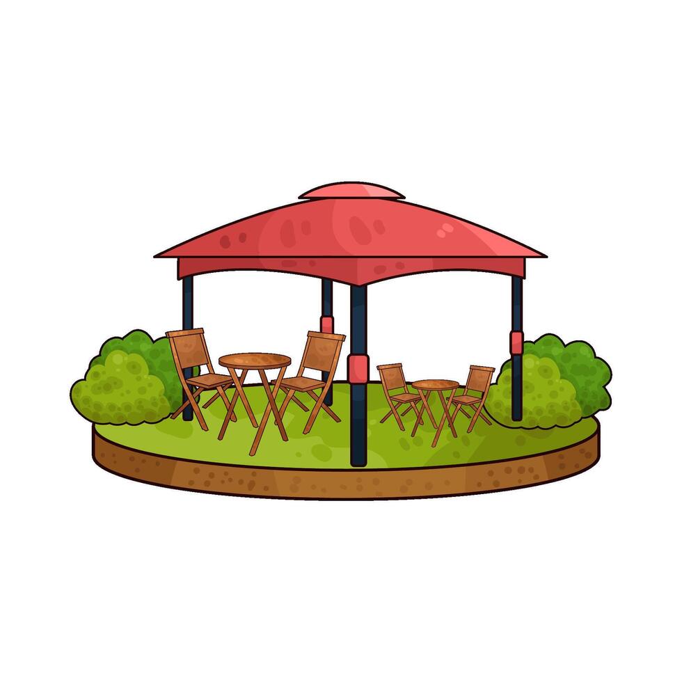 Illustration of canopy vector