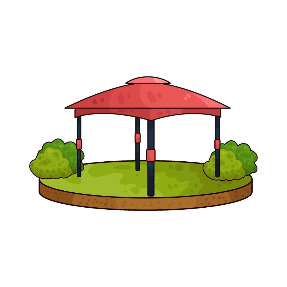 Illustration of canopy vector