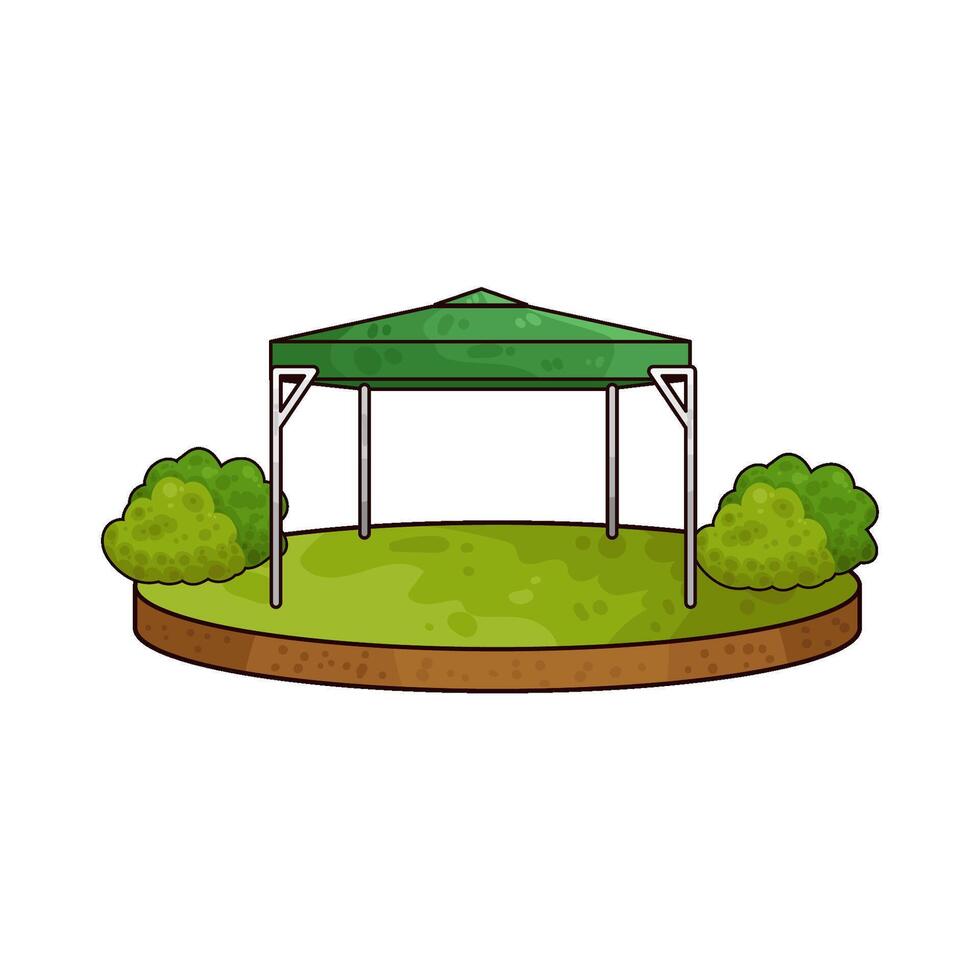Illustration of canopy vector