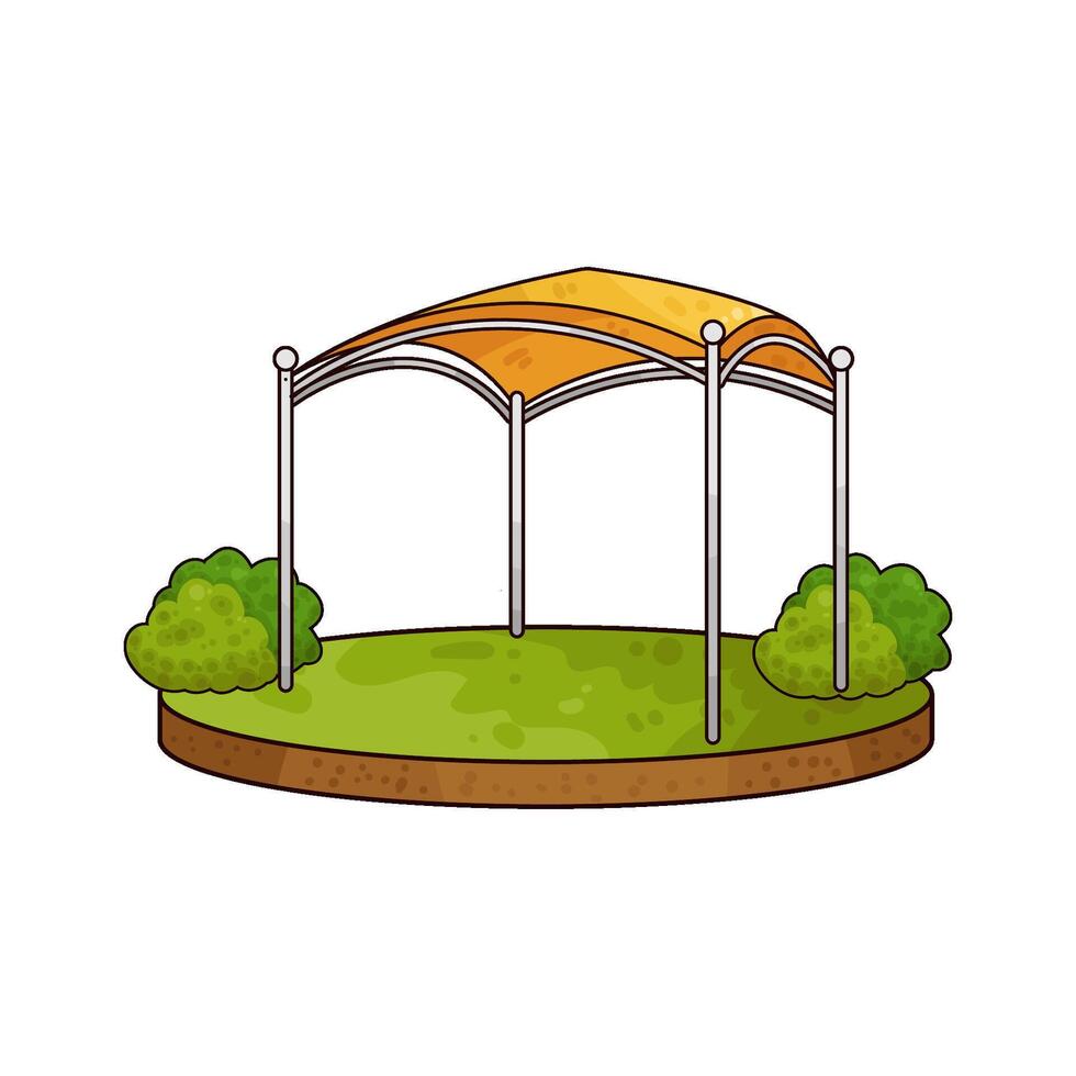 Illustration of canopy vector