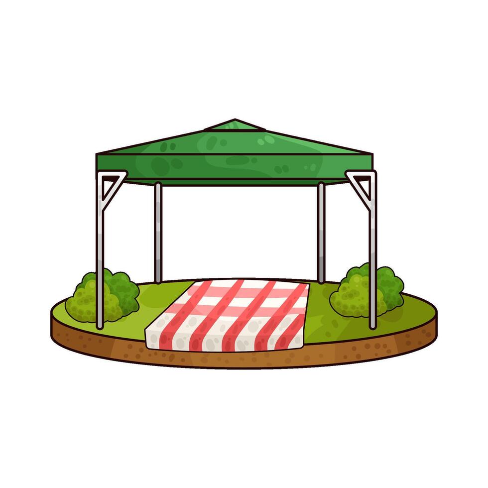 Illustration of canopy vector
