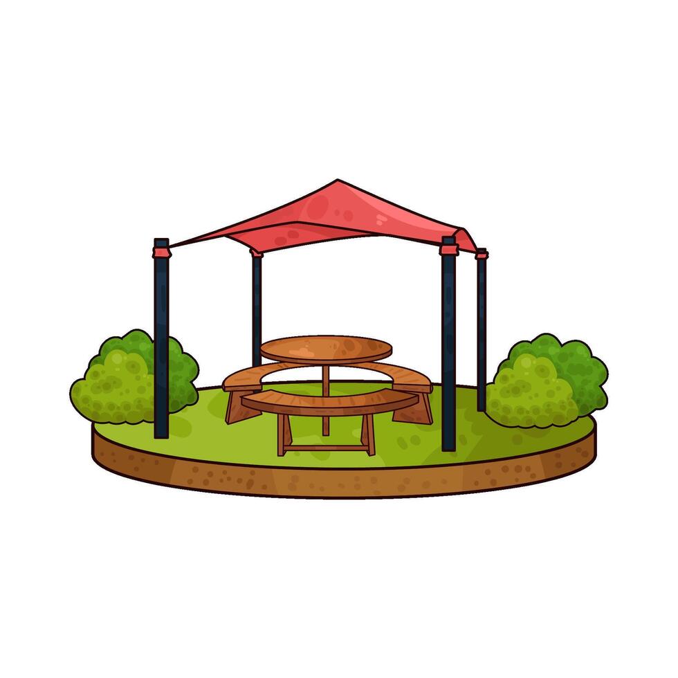 Illustration of canopy vector