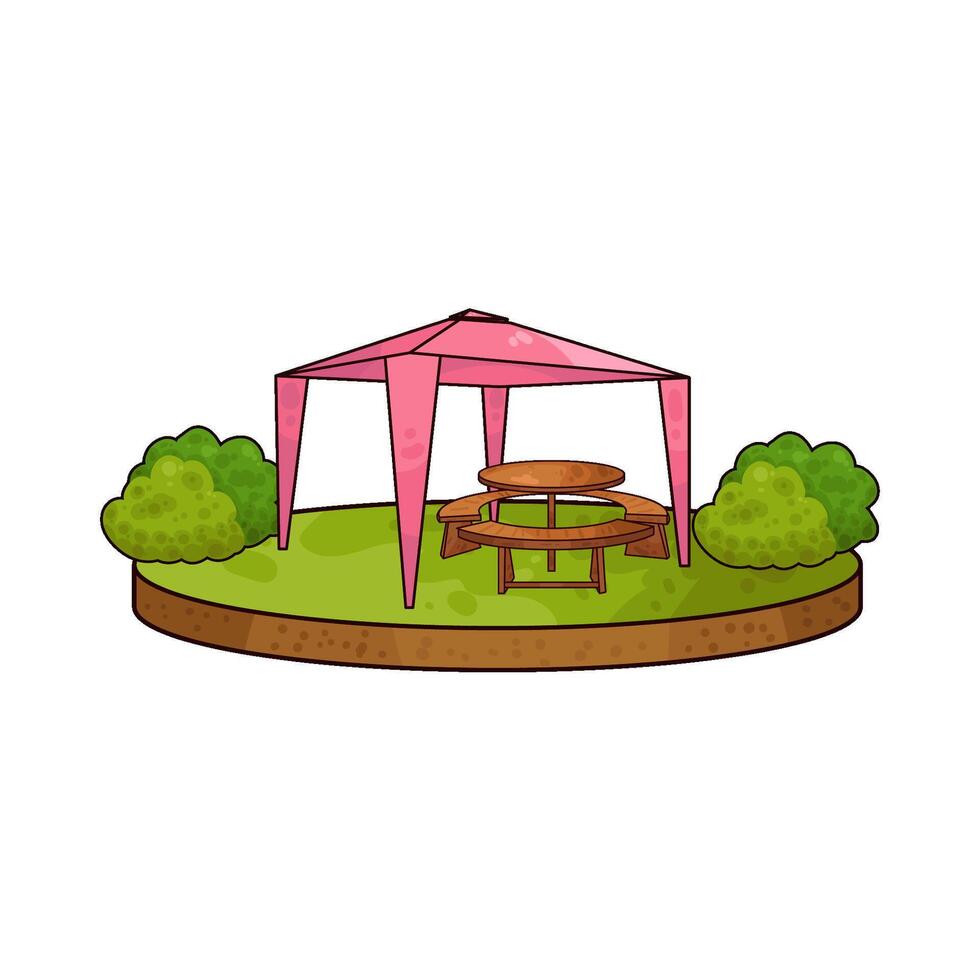 Illustration of canopy vector