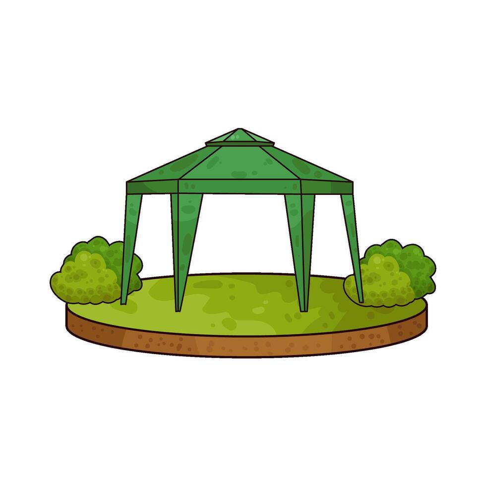 Illustration of canopy vector