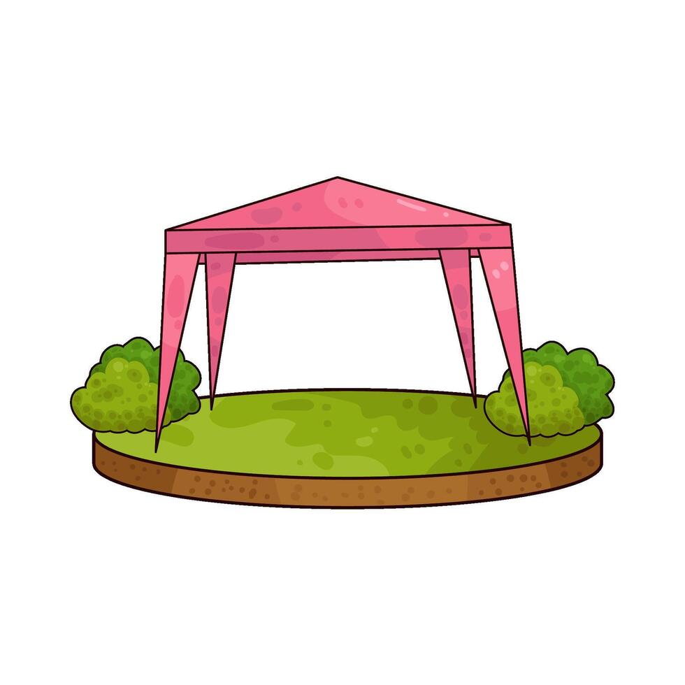 Illustration of canopy vector