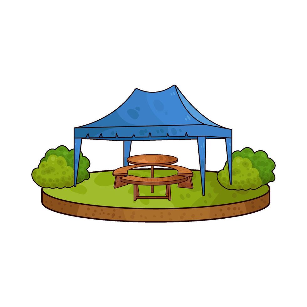 Illustration of canopy vector