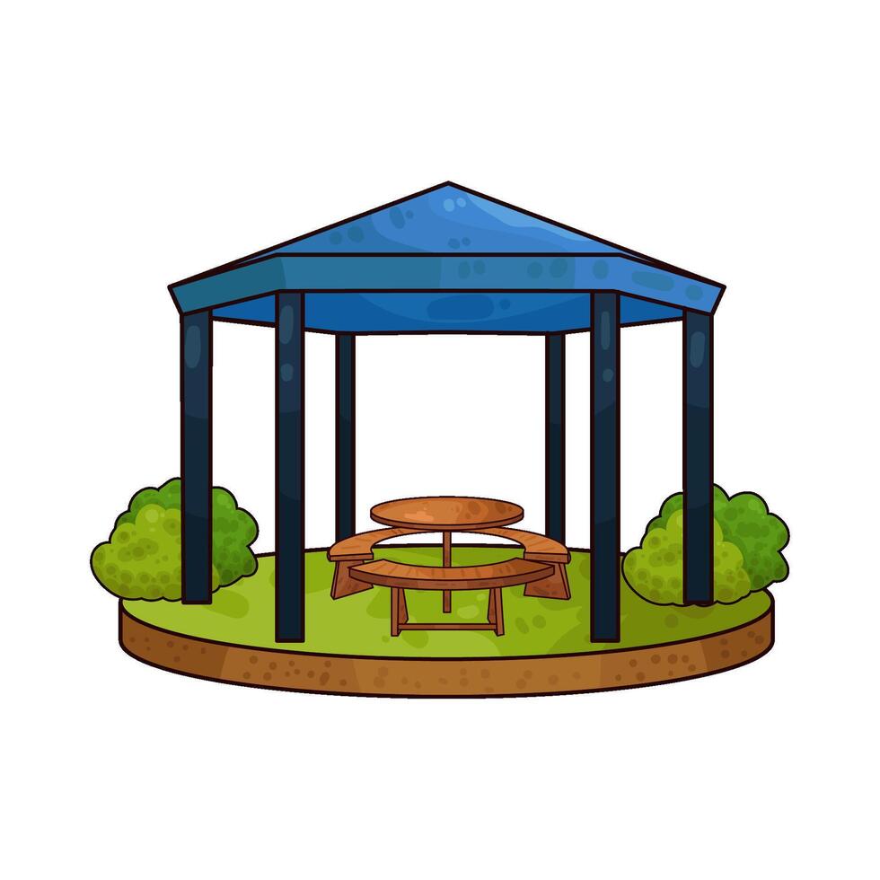 Illustration of canopy vector