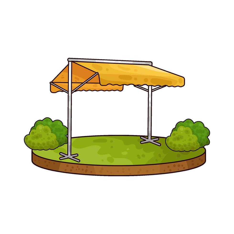 Illustration of canopy vector