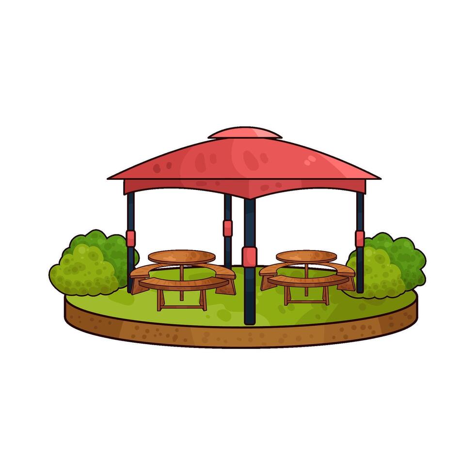 Illustration of canopy vector