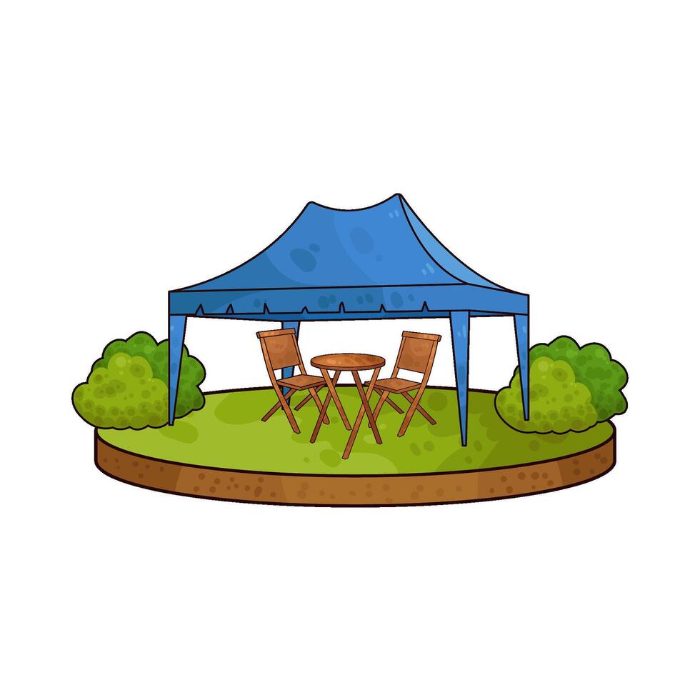 Illustration of canopy vector